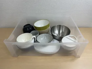 さねやが実際に1000円で買い取った食器一式
